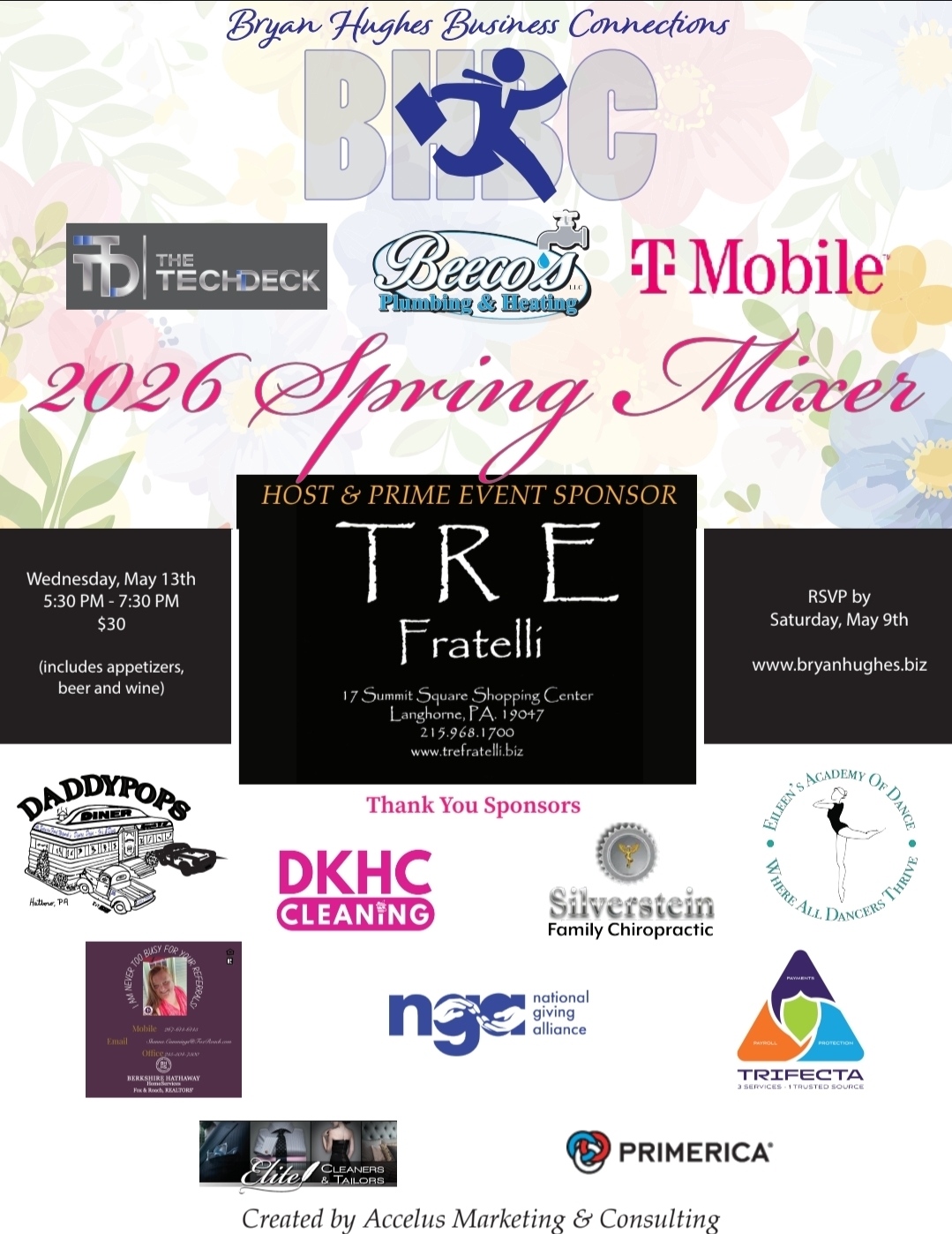 BHBC Spring Mixer at Tre Fratelli
